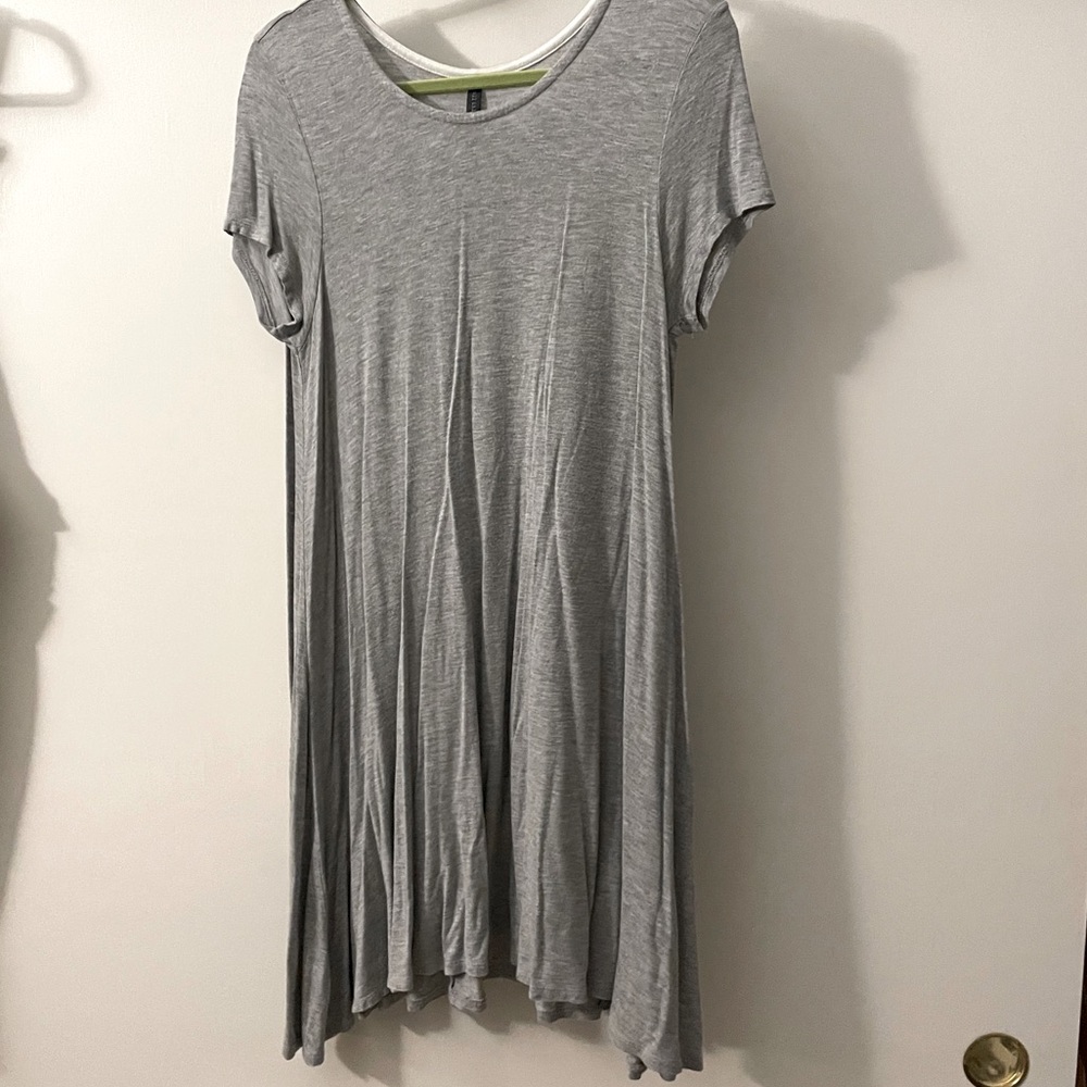 Gray stretchy dress